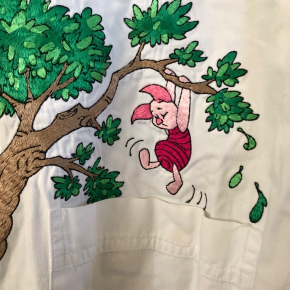 Disney Embroidered Shirt SZ  L 100% Cotton - Picture 4 of 4